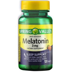 ملاتونین اسپرینگ والی 3 میلی گرم 120 عدد Spring Valley Melatonin