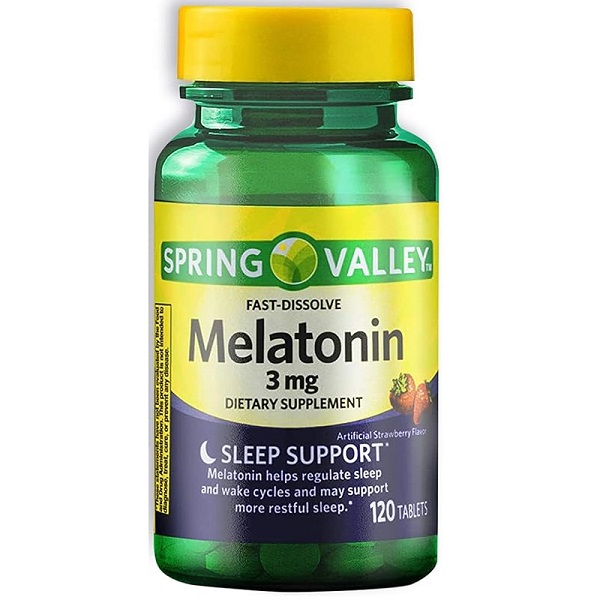 ملاتونین اسپرینگ والی 3 میلی گرم 120 عدد Spring Valley Melatonin