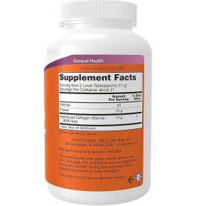 پودر پپتید کلاژن ناو 227 گرم NOW Collagen Peptides Powder