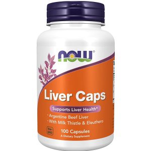کپسول کبدشور لیور کپس ناو 100 عدد NOW Liver Caps