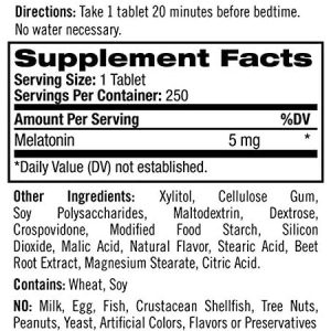 ملاتونین ناترول 5 میلی گرم 250 عدد Natrol Melatonine