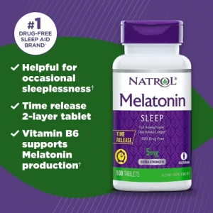 ملاتونین ناترول 5 میلی گرم 90 عدد Natrol Melatonine