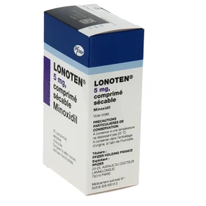 قرص ماینوکسیدیل Pfizer Lonoten Minoxidil 5mg فایزر