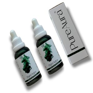 محلول کلروفیل مایع Pureaura اصل 30 میلی لیتر