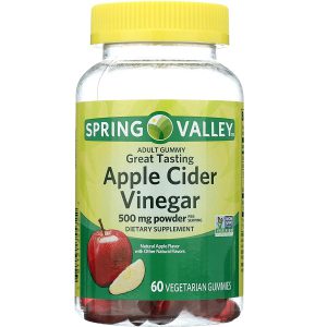پاستیل سرکه سیب اسپرینگ والی Spring Valley Apple Cider Vinegar
