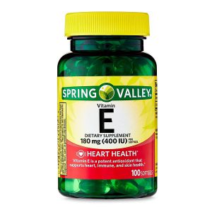 ویتامین E اسپرینگ والی 180 میلی گرم 100 عدد Spring Valley Vitamin E