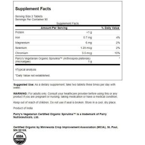 اسپیرولینا ارگانیک سوانسون Swanson Organic Spirulina