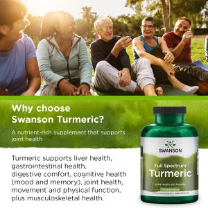 مکمل زردچوبه سوانسون Swanson Turmeric