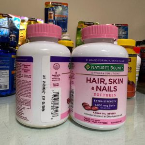 تقویت کننده پوست مو و ناخن نیچرز بونتی 250 عدد