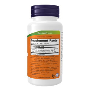 آشواگاندا ناو 450 میل 90 عدد NOW Ashwagandha