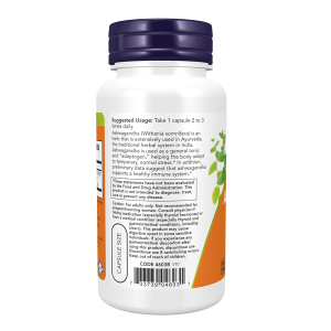 آشواگاندا ناو 450 میل 90 عدد NOW Ashwagandha