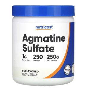 آگماتین سولفات نوتری کاست بدون طعم 250 گرم Nutricost Agmatine Sulfate