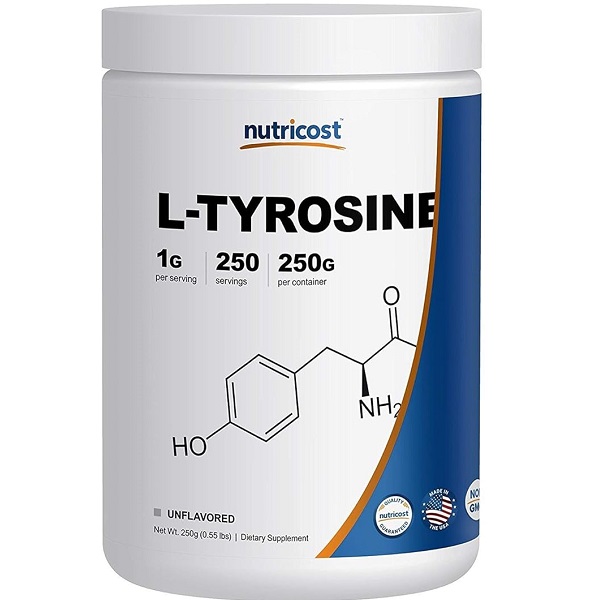 پودر تیروزین نوتری کاست 250 گرم Nutricost L-Tyrosine