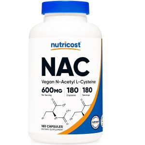 ان- استیل سیستئین نوتری کاست 180 کپسول Nutricost NAC