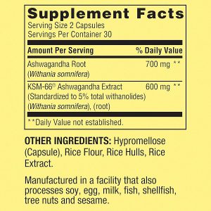 آشواگاندا اسپرینگ والی 60 عدد Spring Valley Ashwagandha