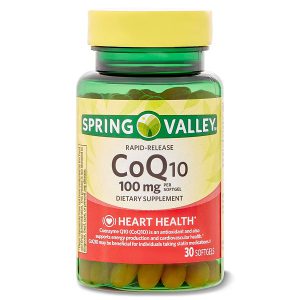 کوآنزیم کیوتن اسپرینگ والی 100 میلی گرم 30 عدد Spring Valley CoQ10
