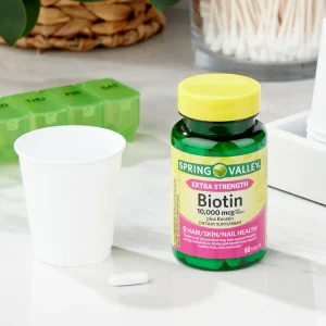 بیوتین اسپرینگ والی 10000 میکرو 60 عدد Spring Valley Biotin