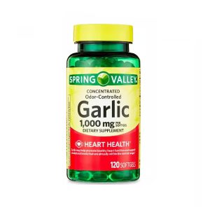 کپسول سیر اسپرینگ والی 1000 میلی گرم 120 عدد Spring Valley Garlic