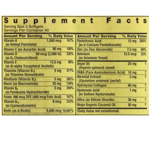 تقویت کننده پوست مو و ناخن اسپرینگ Spring Valley Hair, Skin & Nails