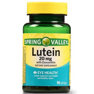 لوتئین اسپرینگ والی 20 میلی گرم 90 عدد Spring Valley Lutein