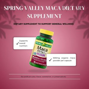 ماکا اسپرینگ والی 90 عدد Spring Valley Maca 500mg