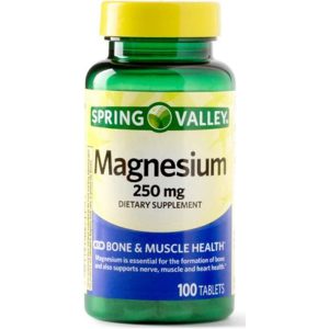 منیزیم اسپرینگ والی 250 میلی گرم 100 عدد Spring Valley Magnesium
