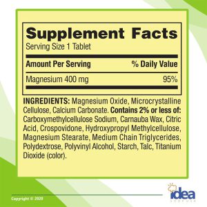 منیزیم اسپرینگ 400 میلی گرم 400 عدد Spring Valley Magnesium