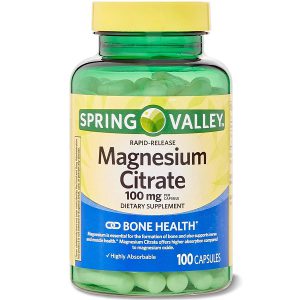 منیزیم سیترات اسپرینگ والی 100 میلی Spring Valley Magnesium Citrate