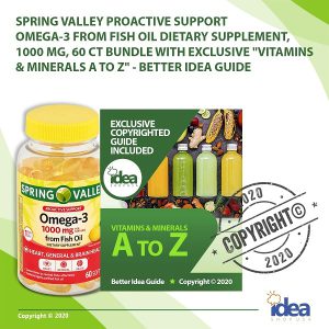 امگا 3 اسپرینگ والی 1000 میل 60 عدد Spring Valley Omega-3