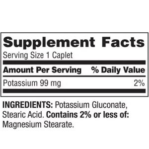 پتاسیم اسپرینگ والی 99 میل 250 عدد Spring Valley Potassium