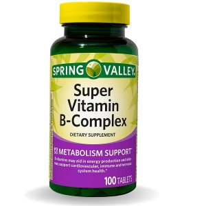 سوپر ویتامین ب کمپلکس اسپرینگ Spring Valley Super Vitamin B Complex