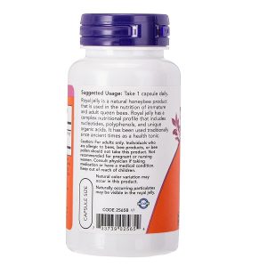 رویال ژل ناو 1500 میلی 60 عدد Now Foods Royal Jelly