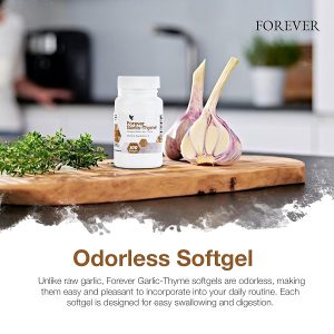 مکمل سیر و آویشن گارلیک تایم فورارو Forever Garlic-Thyme