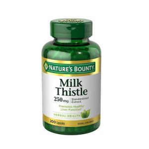 خار مریم نیچرز بونتی 250 میلی گرم 200 عدد NATURE’S BOUNTY MILK THISTLE