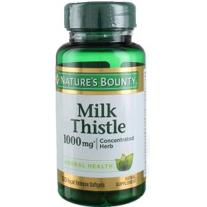 عصاره خار مریم نیچرز بونتی 50 عدد NATURE’S BOUNTY MILK THISTLE
