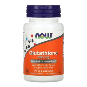 گلوتاتیون ناو 500 میلی گرم 30 عدد NOW Foods Glutathione