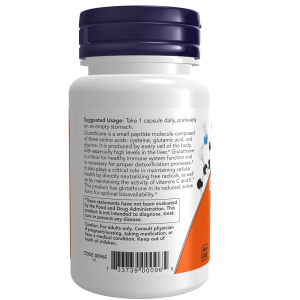 گلوتاتیون ناو 250 میلی گرم 60 عدد NOW Foods Glutathione