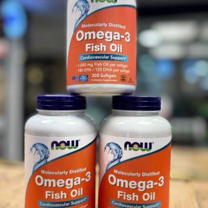امگا 3 روغن ماهی ناو 200 عدد NOW Foods Omega-3 Fish Oil