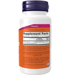 متیل ب 12 ناو 5000 میکروگرم 90 عدد NOW Methyl B-12