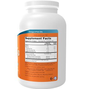 امگا 3 روغن ماهی ناو 500 عدد NOW Foods Omega-3