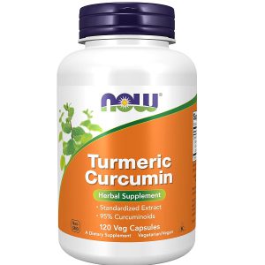 زردچوبه کورکومین ناو 120 عدد NOW Turmeric Curcumin