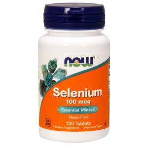 سلنیوم ناو 100 میکروگرم 100 عدد Now Foods Selenium