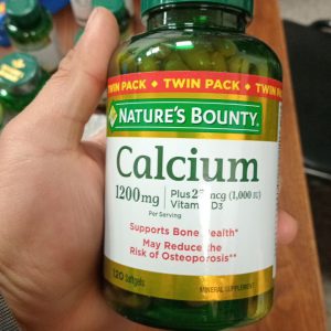 کلسیم نیچرز بونتی 120 عدد Nature's Bounty Calcium حاوی ویتامین D