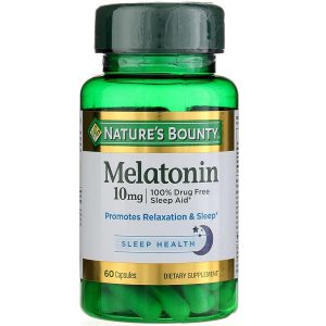 ملاتونین نیچرز بونتی 10 میلی گرم 60 عدد Nature's Bounty Melatonin