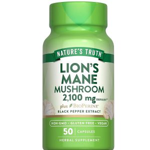 قارچ یال شیر نیچرز تریث Nature's Truth Lions Mane Mushroom