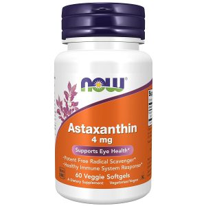 آستاگزانتین ناو 60 عدد Now Foods Astaxanthin 4Mg