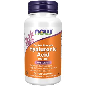 هیالورونیک اسید ناو 100 میلی گرم 60 عدد Now Hyaluronic Acid