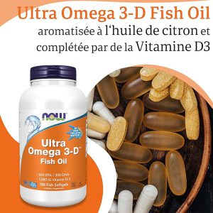 اولترا امگا 3 ناو 180 عدد Now Ultra Omega 3-D Fish Oil