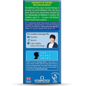 مولتی ویتامین ولتین ویتابیوتیکس نوجوانان 13 تا 19 سال Wellteen Him PLUS