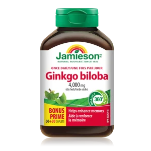 کپسول جینکو بیلوبا جمیسون 4000 میلی گرم 90 عدد